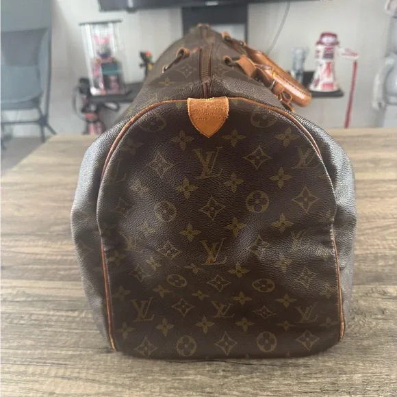 Louis Vuitton Brown Monogram Duffel Bag